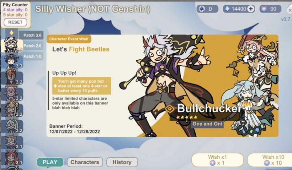 silly wisher原神精简版