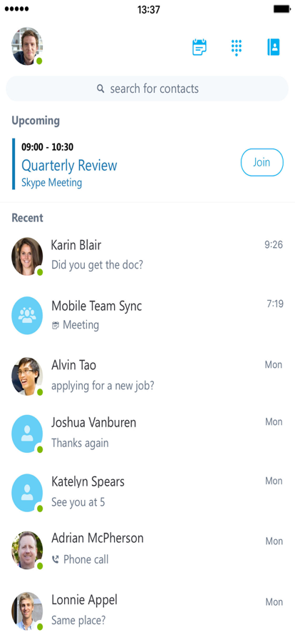skype免费版