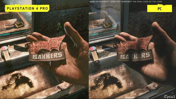 《赛博朋克2077》PC、PS4演示同屏对比 全方位碾压
