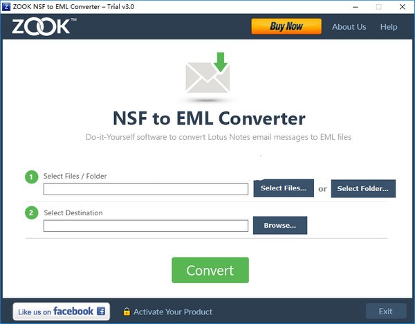 ZOOK NSF to EML Converter(NSF转EML工具)