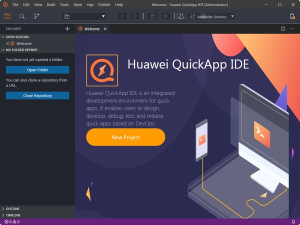 Huawei QuickApp IDE(华为快应用IDE)