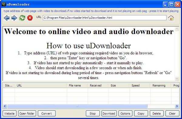 uDownloader在线音频视频下载工具