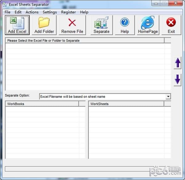 Excel Sheets Separator(Excel分离工具)