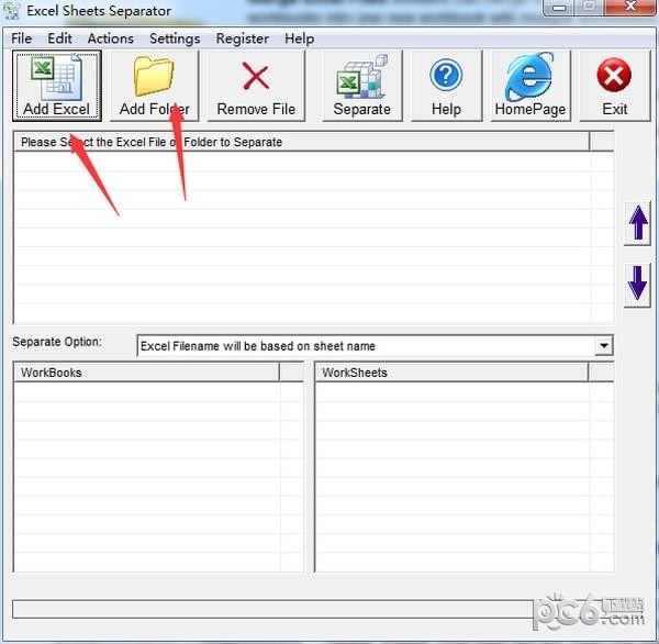 Excel Sheets Separator(Excel分离工具)