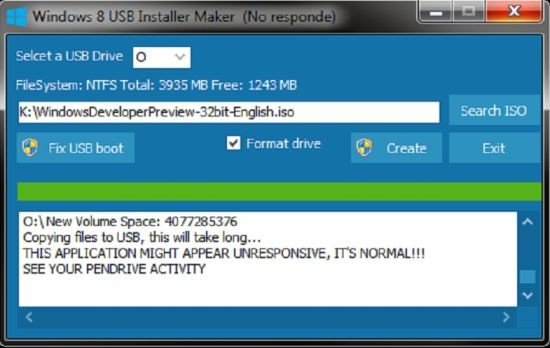 Win8启动U盘制作工具(Windows 8 USB Installer Maker)