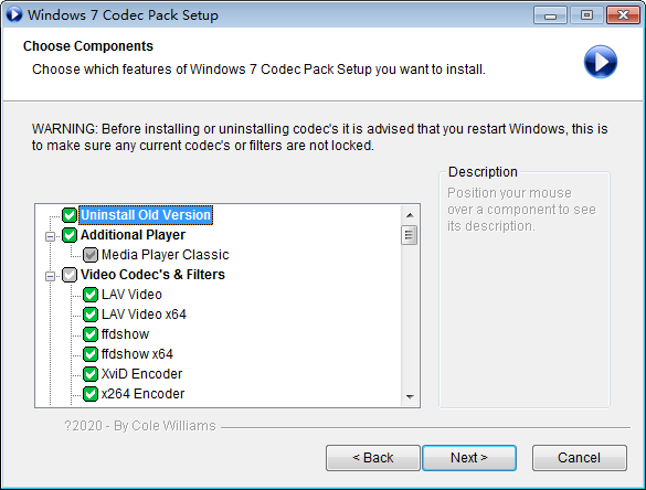 Windows 7 Codec Pack(Win7视频解码器)