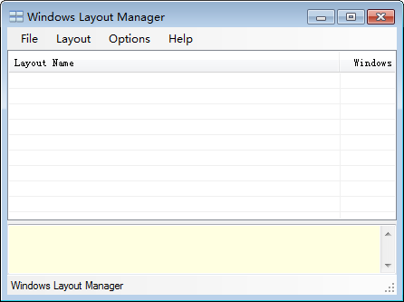 Windows Layout Manager(窗口布局保存工具)