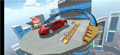 超级坡道汽车特技游戏